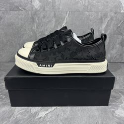 Amiri Star Court Low Black Sneaker 