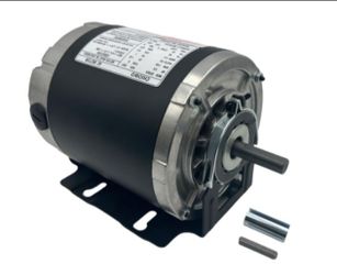 Electric Fan Motor 1/4 hp, 1725 RPM, 115 Volts, 60Hz, 48 Frame, ODP, Ball Bearing Belt Drive