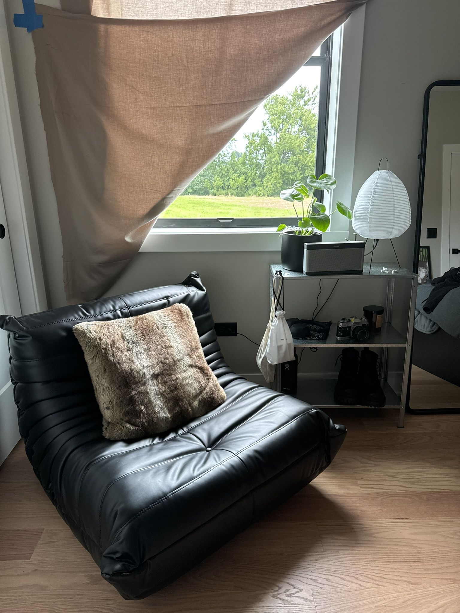 Black Togo Chair