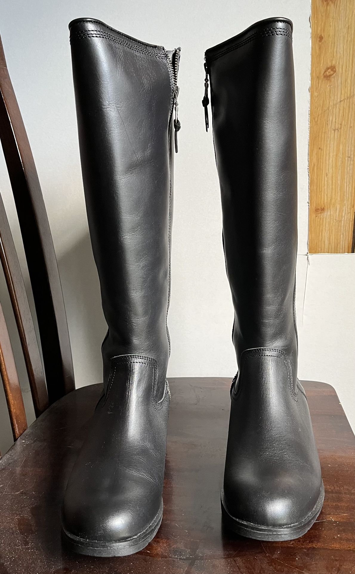 Sofft Bluma Black Leather Knee High Boot 11 M
