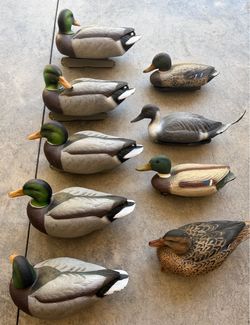 9 Duck Decoys Cabela’s Real-Image & more…NICE Condition!