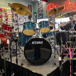 Tama Imperial Star Hairline Blue IE52KH6 5-Piece Drum Kit NEW!!