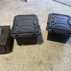 Plano ammo utility boxes lot of 3