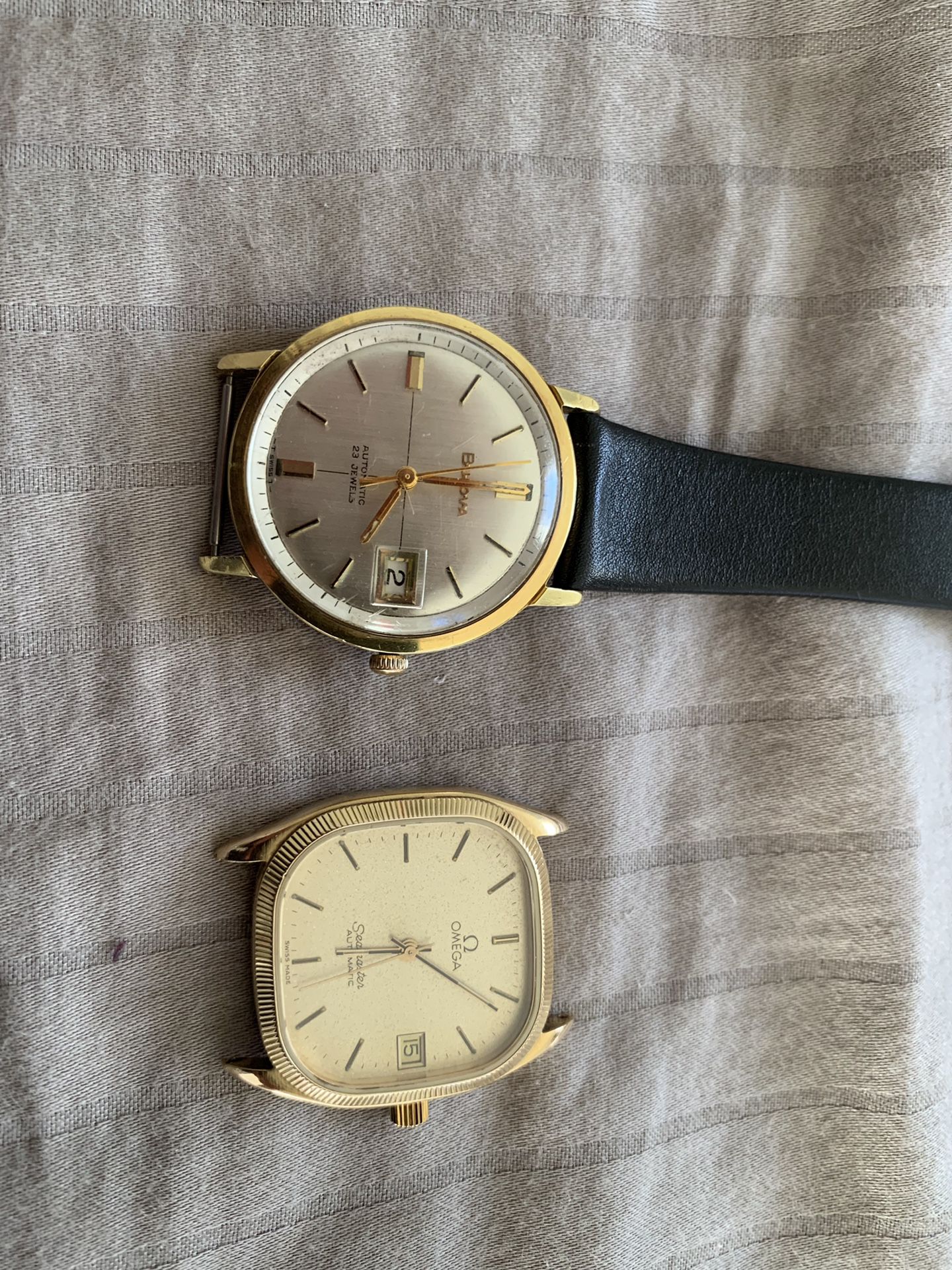 Omega and Bulova watches
