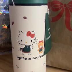 2025 Hello Kitty X Starbucks 50th Anniversary Tumbler Stainless Steel 12oz