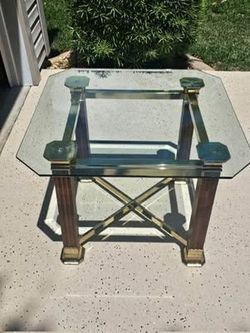Glass End Table