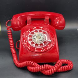 VTG Red Rotary Phone 