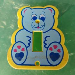 1980's Teddy Bear Light Switch