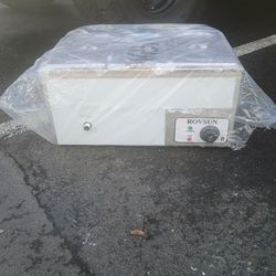 Electric stainless steel commercial food warmer