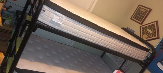 Bunk Bed with Pillow Top Mattresses