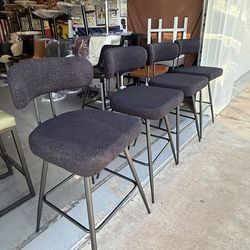 Brand new super comfortable economic swivel bar stools only $75 each
