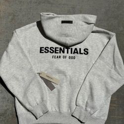 Large grey essentials hoodie