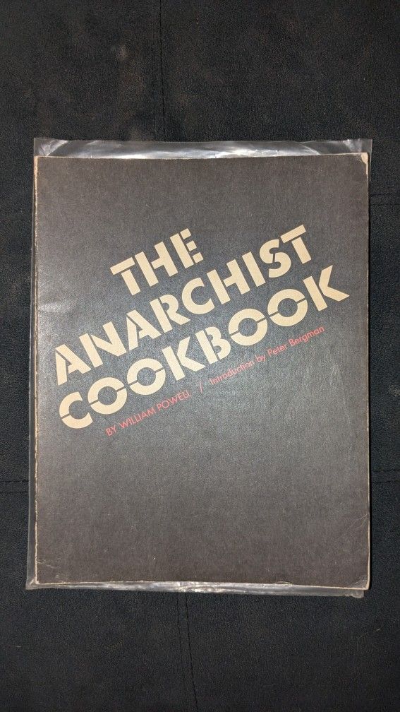 The Anarchist Cookbook 1st Ed. 24th Print.