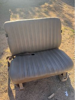 REAR LEATHER TAN SUBURBAN SEATS