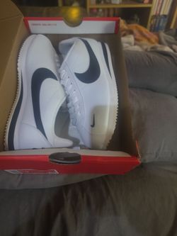 Nike Cortez White Navy Sneakers