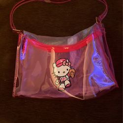 Dodgers Hello Kitty  Clear Purse