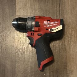 Used Like New-M12 FUEL 12V Lithium-Ion Brushless Cordless 1/2 in. Hammer Drill (Tool-Only)