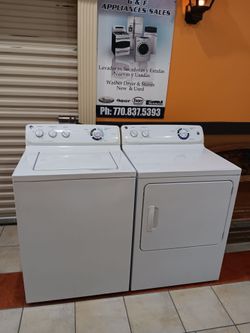 Ge washer And dryer