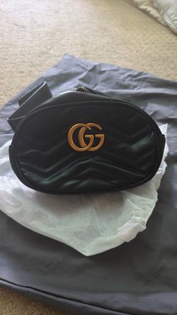 Black waist bag