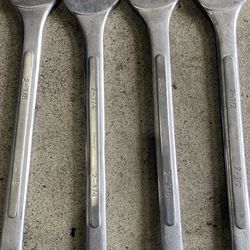 Wrench set sae jumbo