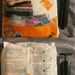 Gongshi Vacuum Storage Bags with Hand Pump 