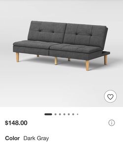 Grey target couch