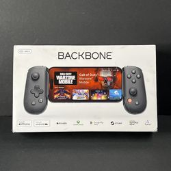 Backbone One (USB-C) Mobile Gaming Controller for Android and iPhone Series 15 - Gen 2 Black