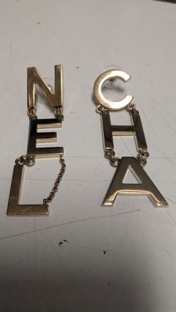 Authentic Chanel drop down earrings