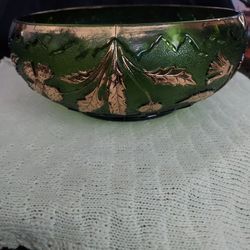 Early American Pressed Glass Berry Bowl by U.S Glass Co.