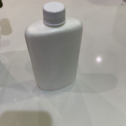 White Plastic Flask