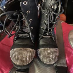 Kid Size 10 Bling Boots in Lion