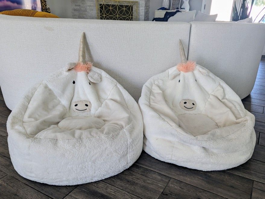 Target Pillowfort Unicorn Beanbag Chairs (Set Of 2) for Sale in Phoenix