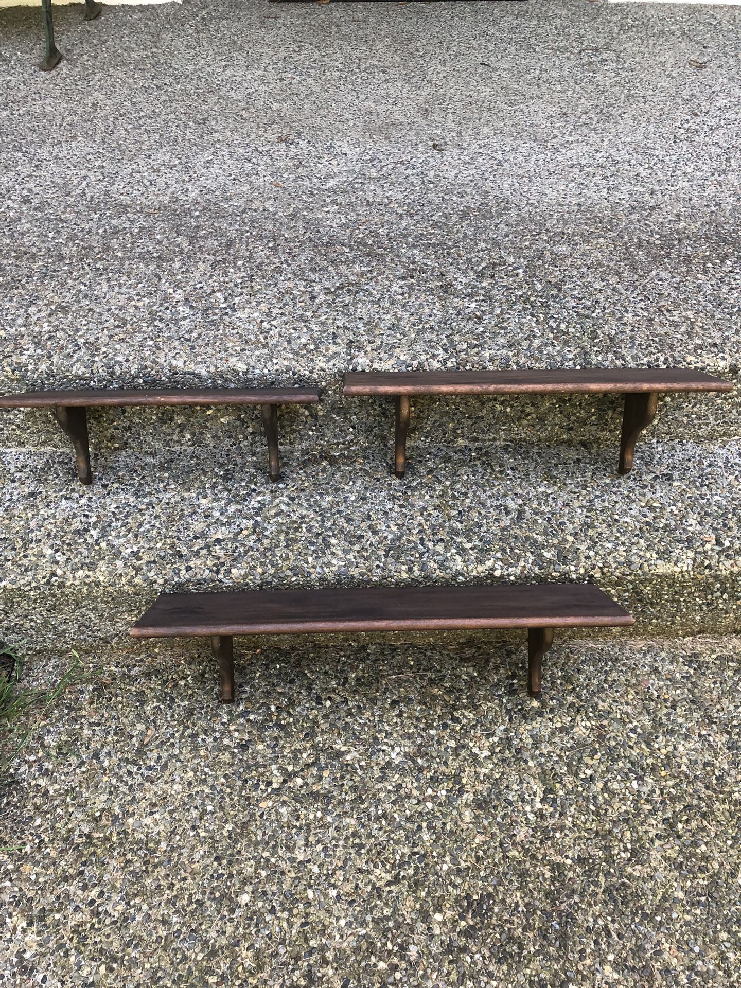 Wooden Hanging Shelves (3)