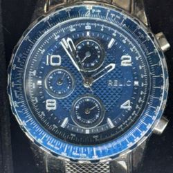 Men's Relic ZR15817 Ryder Analog Display Analog Quartz Silver Wrist Watch