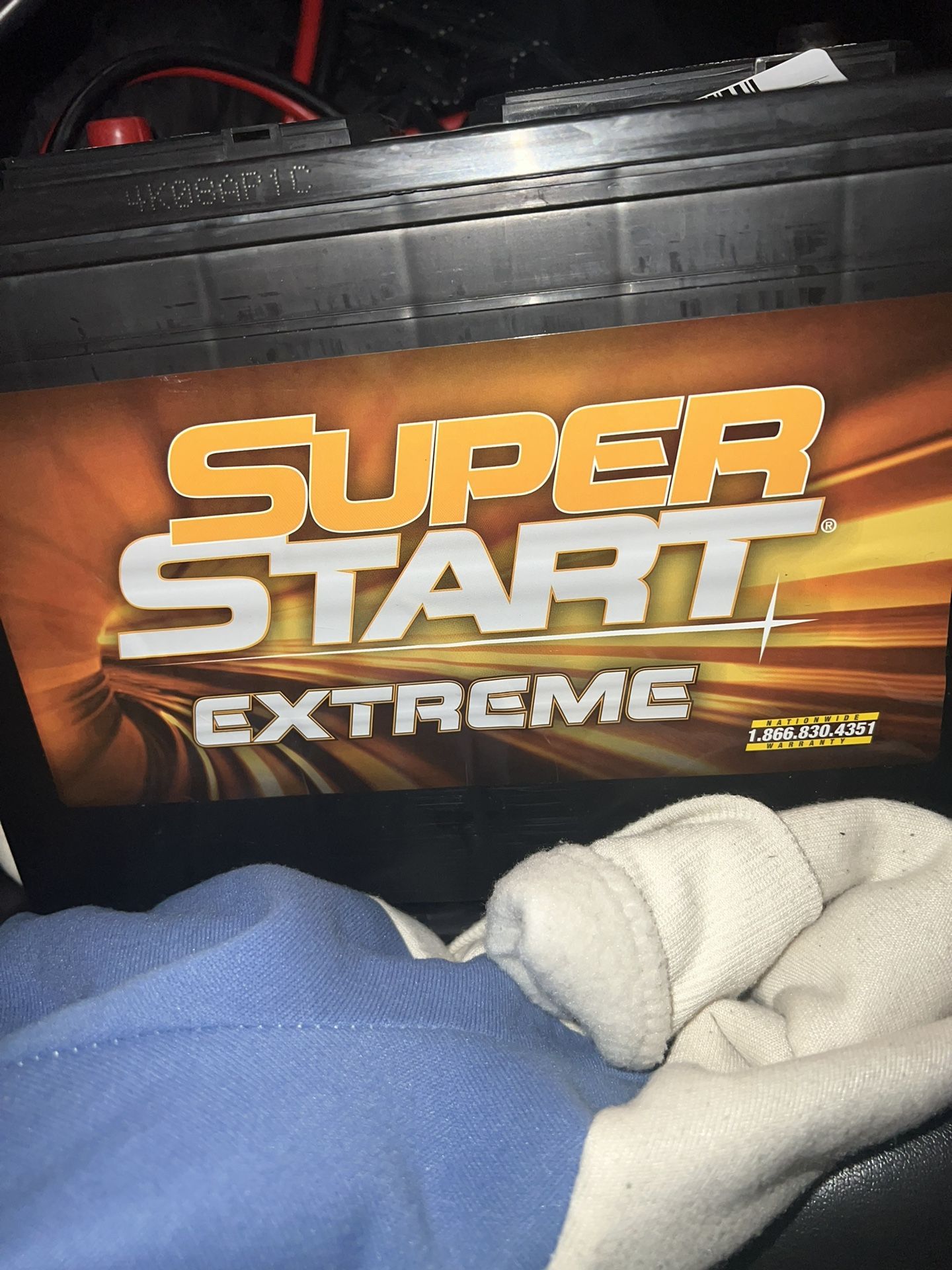 New Car Top Post Battery