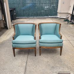 2 Antique French Style Chairs 