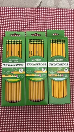 3 packs Ticonderoga #2 hb pencil