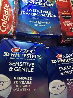 CREST 3D WHITESTRIPS ! 