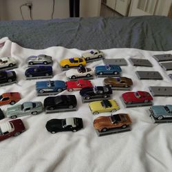 Collection Of Danbury Mint Mini Corvettes 