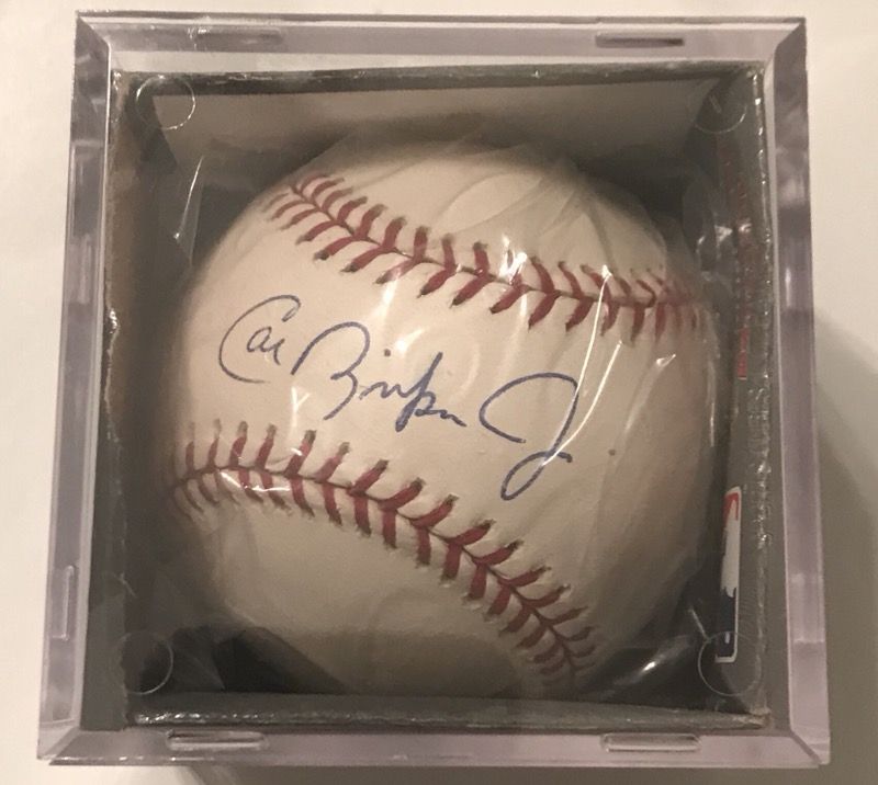 Cal Ripken jr. signed baseball with COA