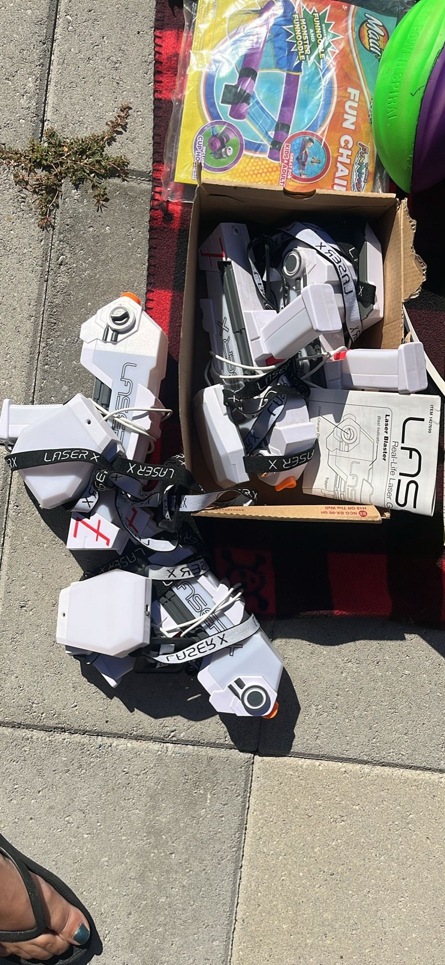 Laser blaster tag game