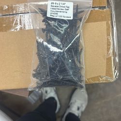 8-9 X 2 1/4” Square drive Flat Head Screw 