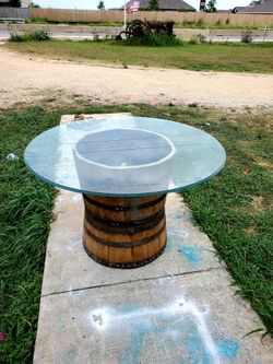 Custom Barrel table
