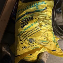 Water Softener Salt 5 Bags for  $15.00