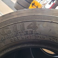 Goodyear G114 'H' Rated TrailerTires 215/75/17.5
