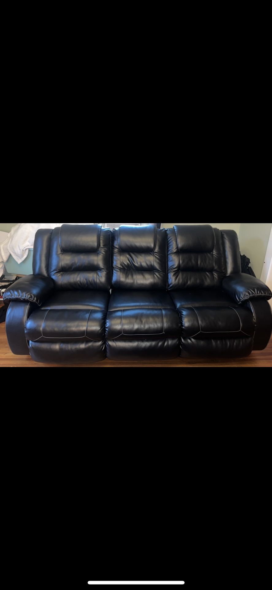 Black Leather Couch