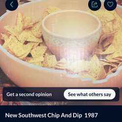 New Southwesr Chip And Dip 1987 Treasure Craft Still In The Box