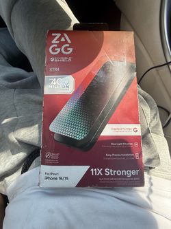 Zagg invisible shield xtr4 for iphone 16/15
