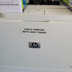 CHECK PRINTER  LASER  WITH MAGNETIC TONER 