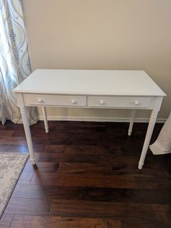Desk (white with two drawers)